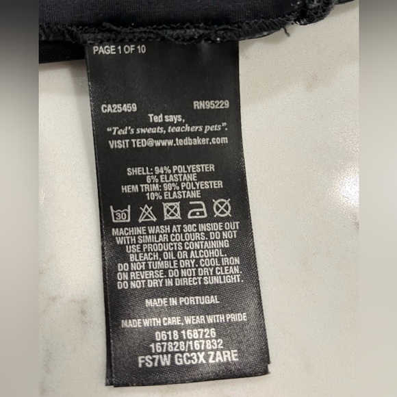 Ted Baker Size 32A/32B Oriental Bloom Floral Sports Bra - Picture 7 of 8